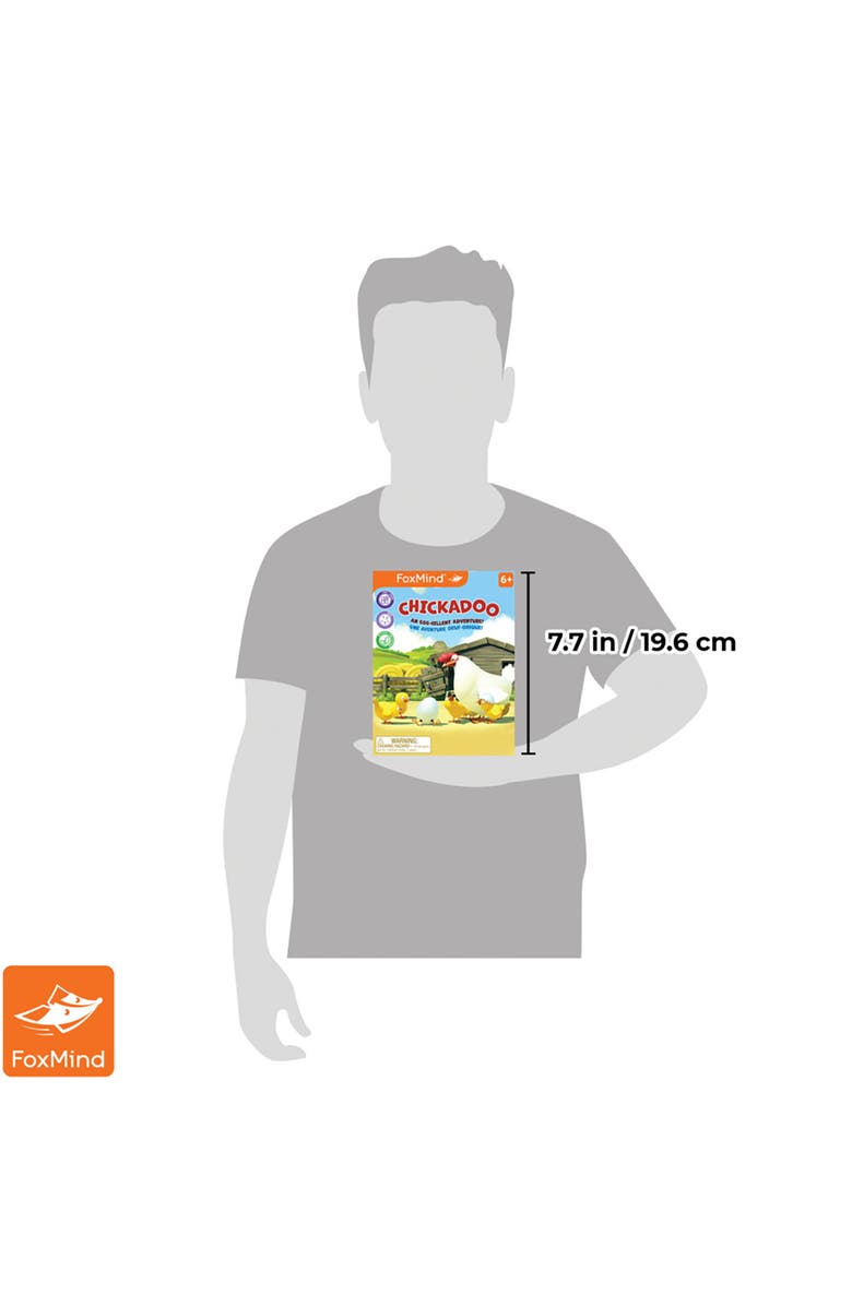 FoxMind Games Chickadoo Card Game, Eggciting Family Game Night,Ages 5+, Alternate, color, Multicolored