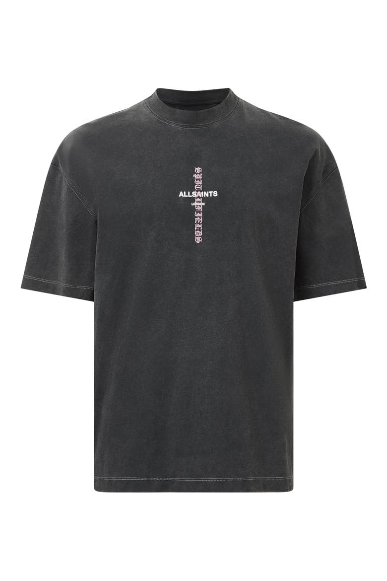 Knox Embroidered Graphic T-Shirt, Alternate, color, WASHED BLACK