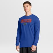 Jordan Brand Men's Jordan Brand Royal Florida Gators Primetime Campus 2-Hit Legend Dri-FIT Long Sleeve T-Shirt