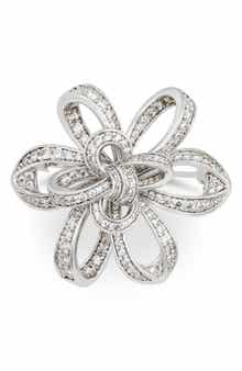 SAVVY CIE JEWELS Wrapped Ribbon Brooch