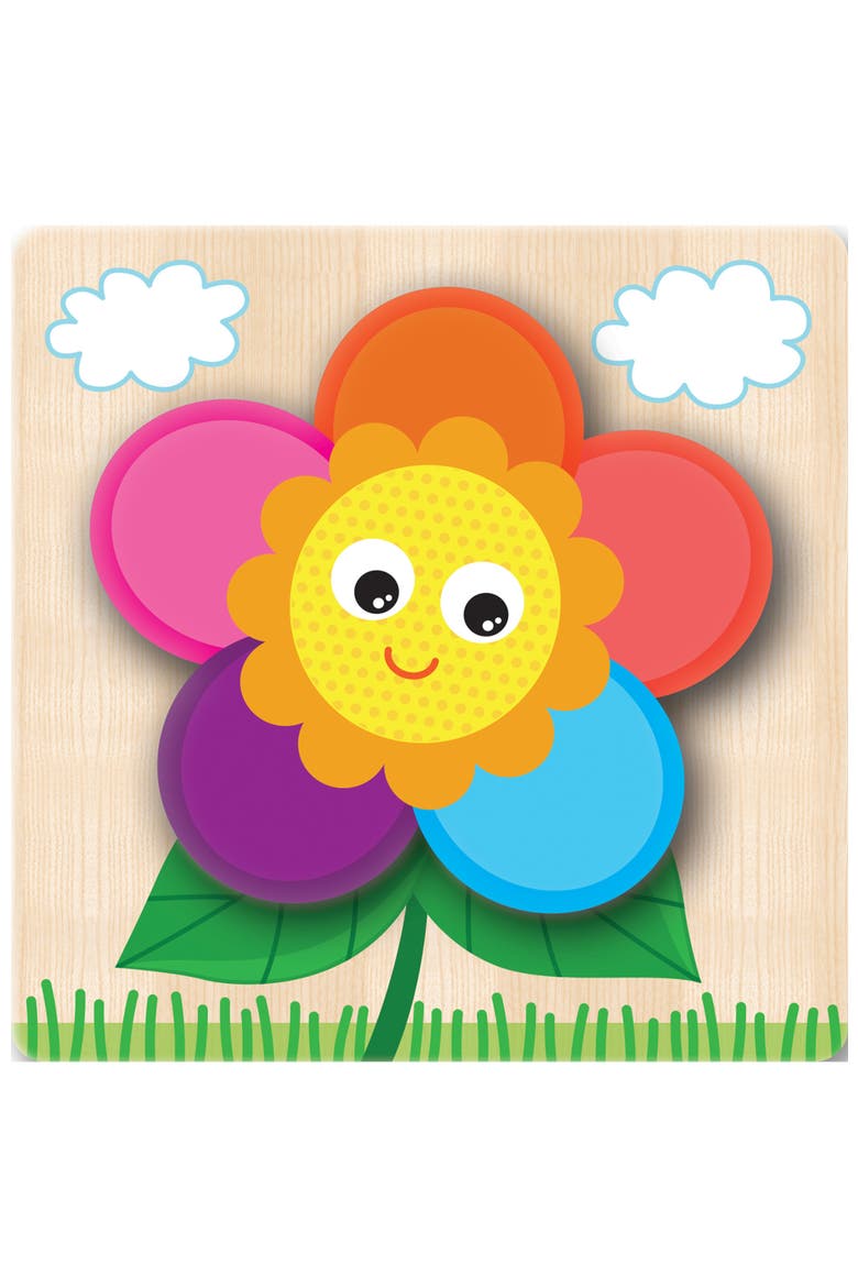 Garden Wood Puzzles 4-Pack, Alternate, color, Multicolor