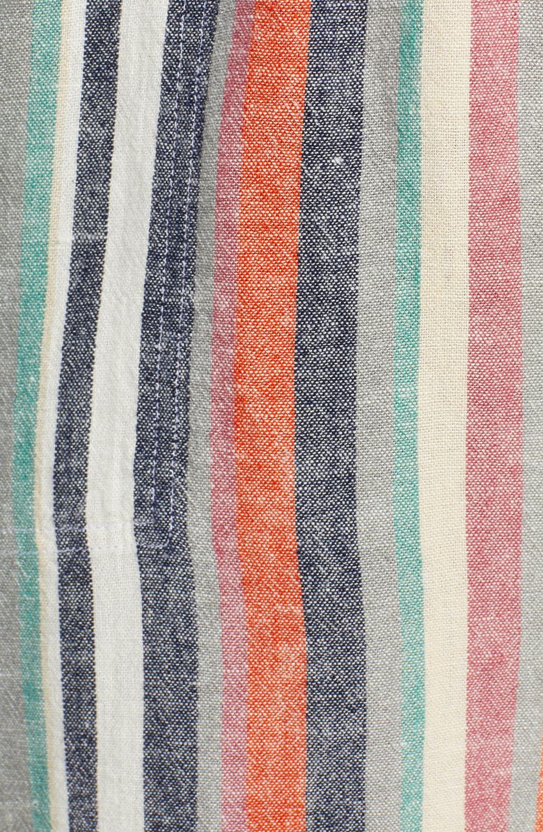 Caslon<sup>®</sup> Stripe Linen Shorts, Alternate, color, 