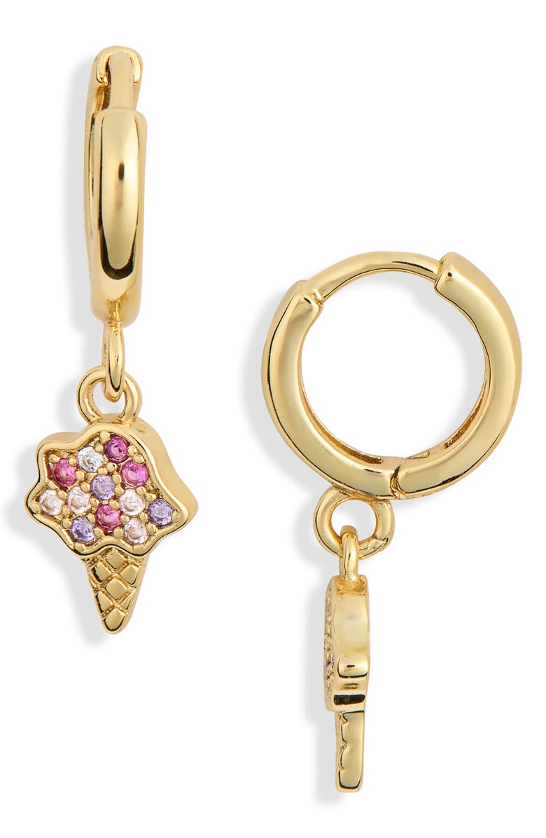 Kate Spade New York ice pop cubic zirconia drop earrings, Alternate, color, Pink Multi