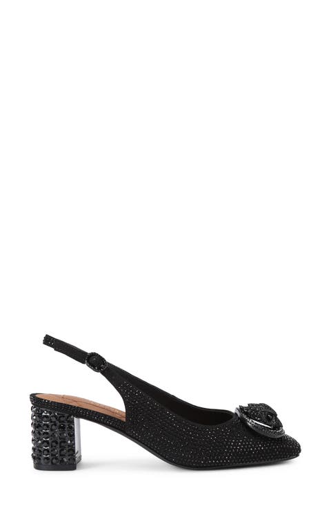 Chelsea Eagle Slingback Pump
