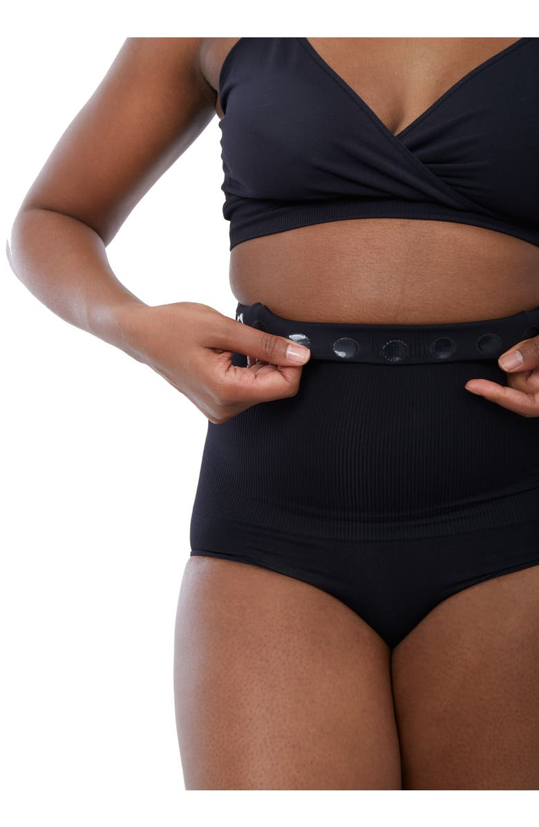 Ingrid & Isabel Cooling Postpartum Compression Underwear, Alternate, color, Black