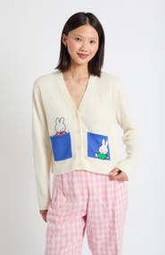 Chinti & Parker Wool-Cashmere Miffy Pocket Play Cardigan