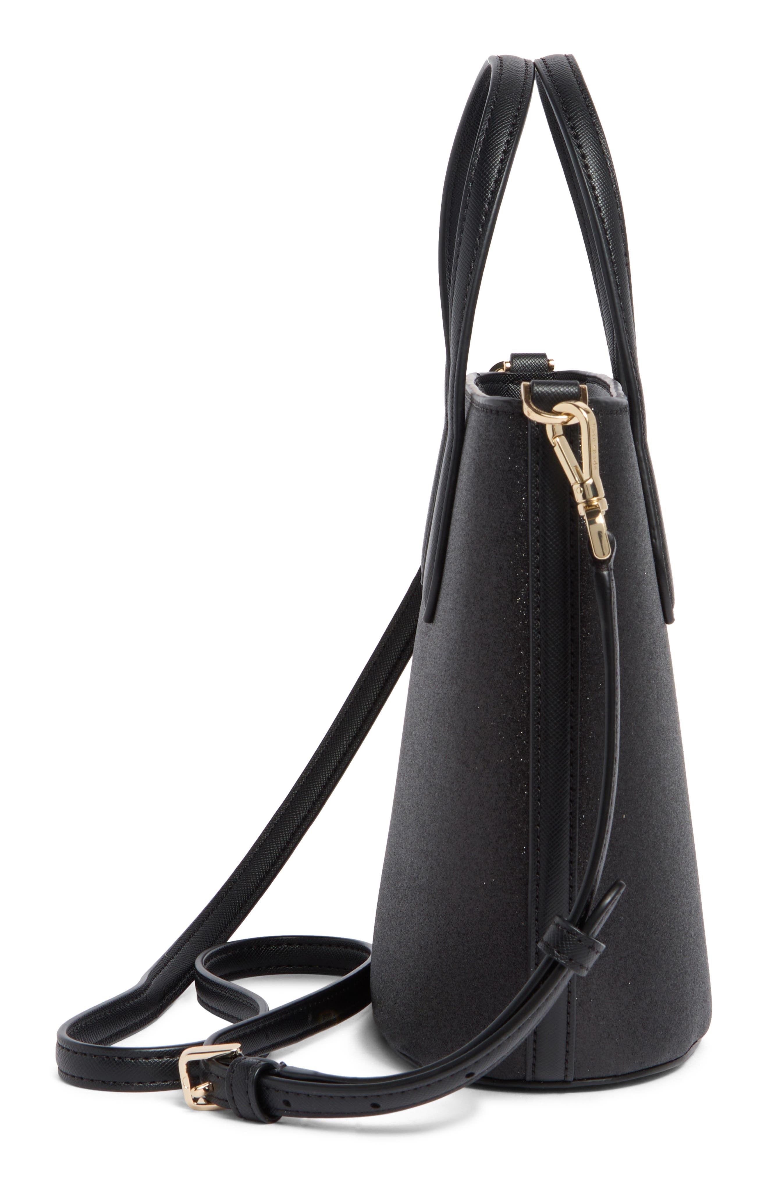 Kate Spade New York glimmer leather satchel, Alternate, color, 