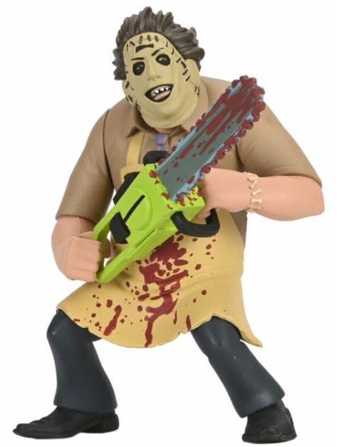 Leatherface (Bloody) 50th Anniversary 6" NECA Toony Terrors Action Figure