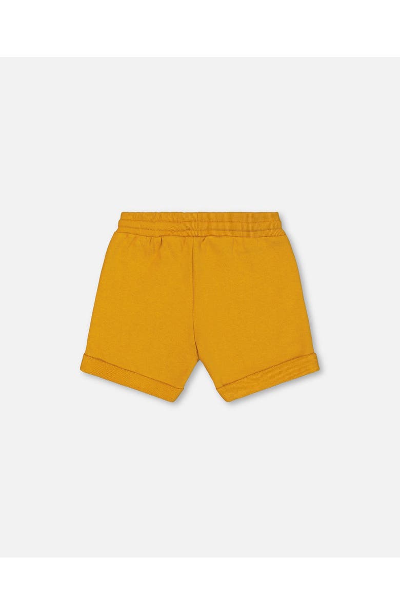 Deux par Deux Little Boy's French Terry Short Vibrant Orange, Alternate, color, 
