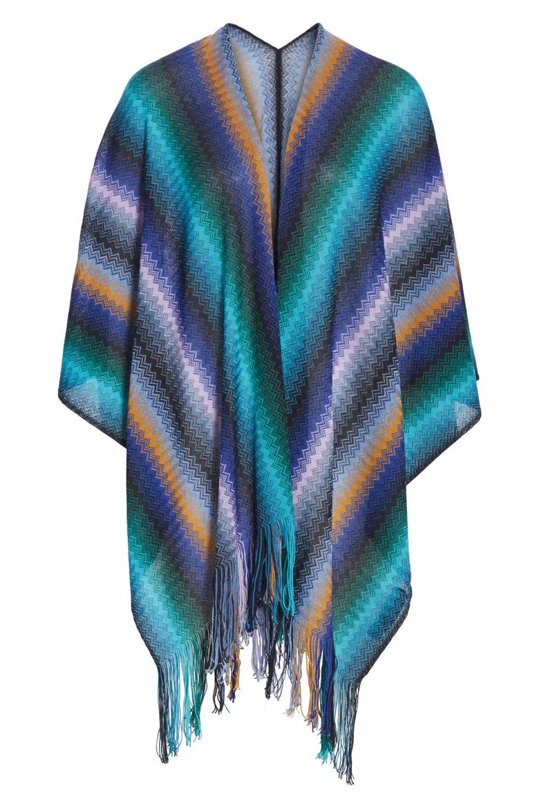 Wool Cape, Alternate, color, PURPLE
