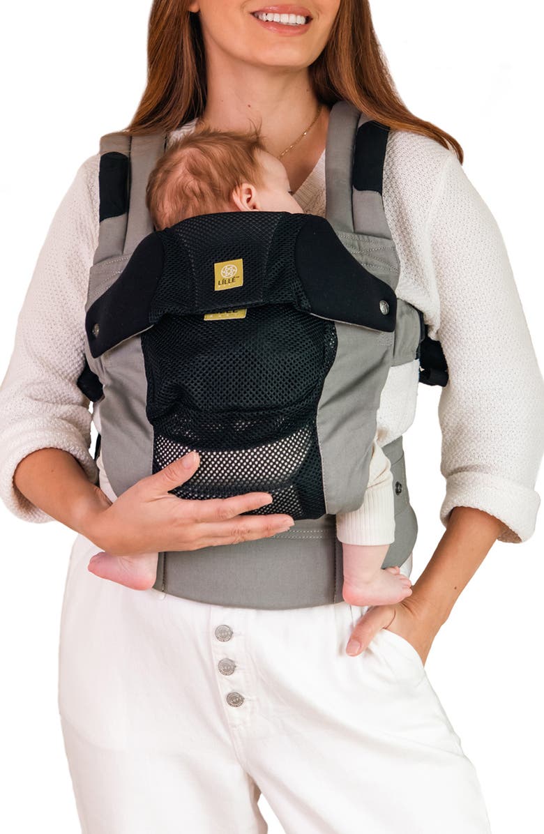 LÍLLÉbaby Complete Airflow Baby Carrier, Alternate, color, Grey/ Black