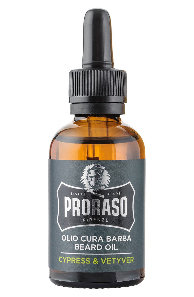 Proraso Men's Grooming Cypress & Vetyver Beard Oil, Main, color,