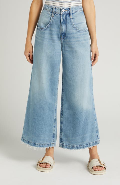 The Pixie Skater High Waist Wide Leg Jeans