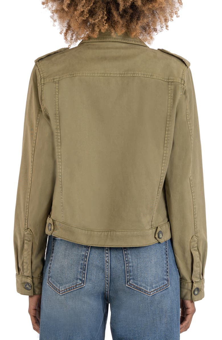 KUT from the Kloth Rosalyn Twill Trucker Jacket, Alternate, color, 