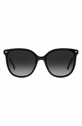 Carolina Herrera 55mm Round Sunglasses