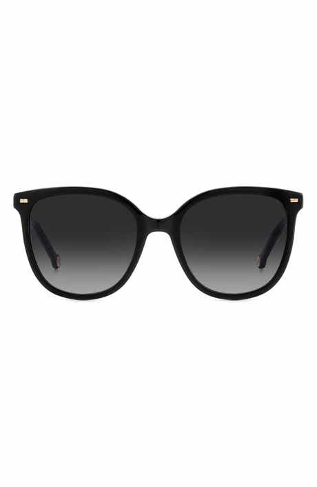 Carolina Herrera 55mm Round Sunglasses