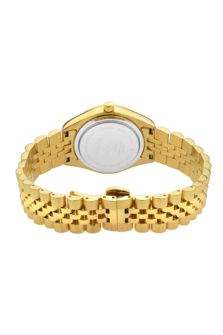 Women's GV2 Naples Diamond Swiss Watch, 34mm, Alternate, color, IP GOLD