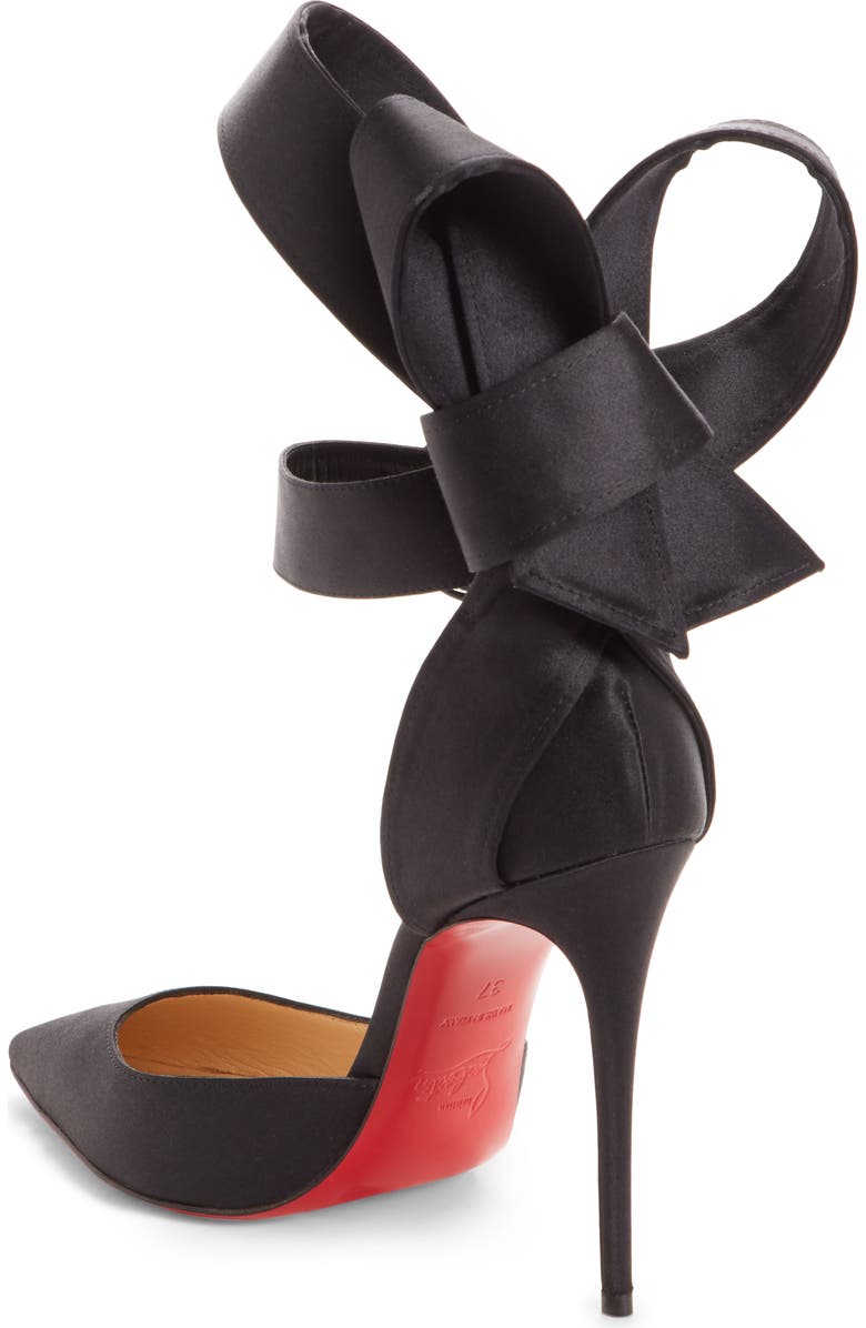 Christian Louboutin Raissa Bow Ankle Strap Pump, Alternate, color,