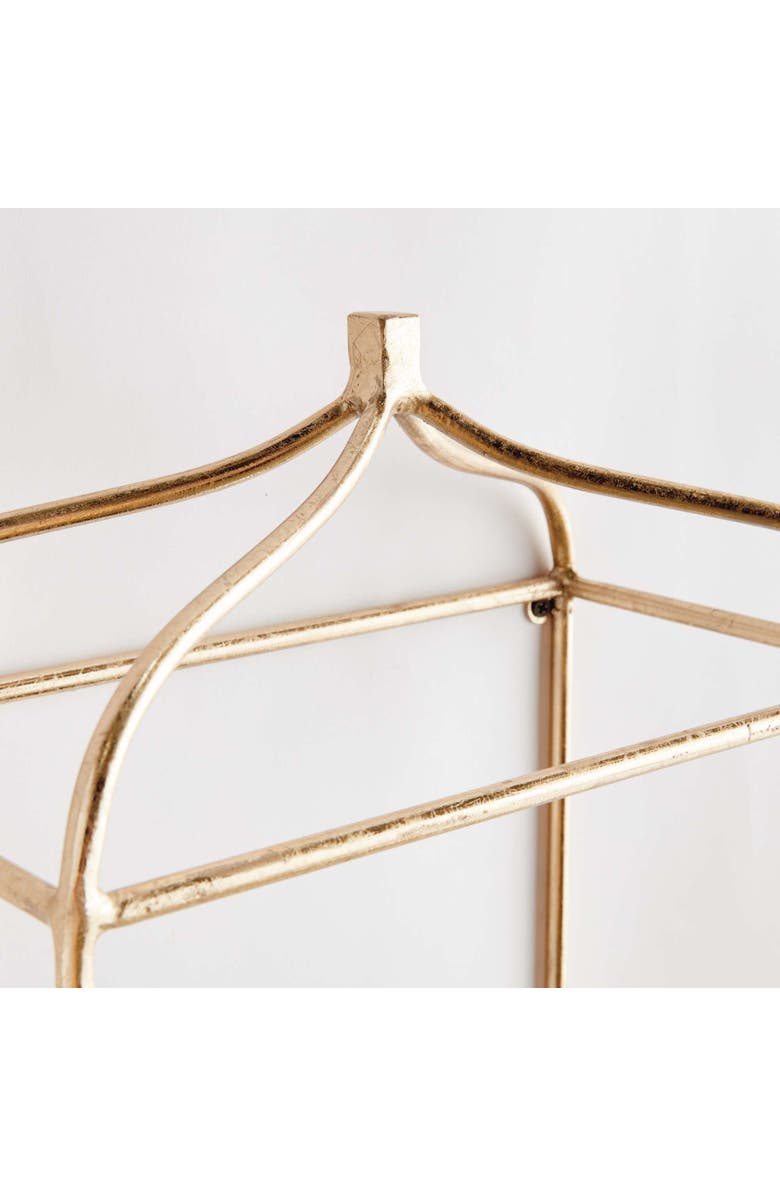 Napa Home & Garden Abbey Mirrored Wall Shelves Set Of 2, Alternate, color, Gold