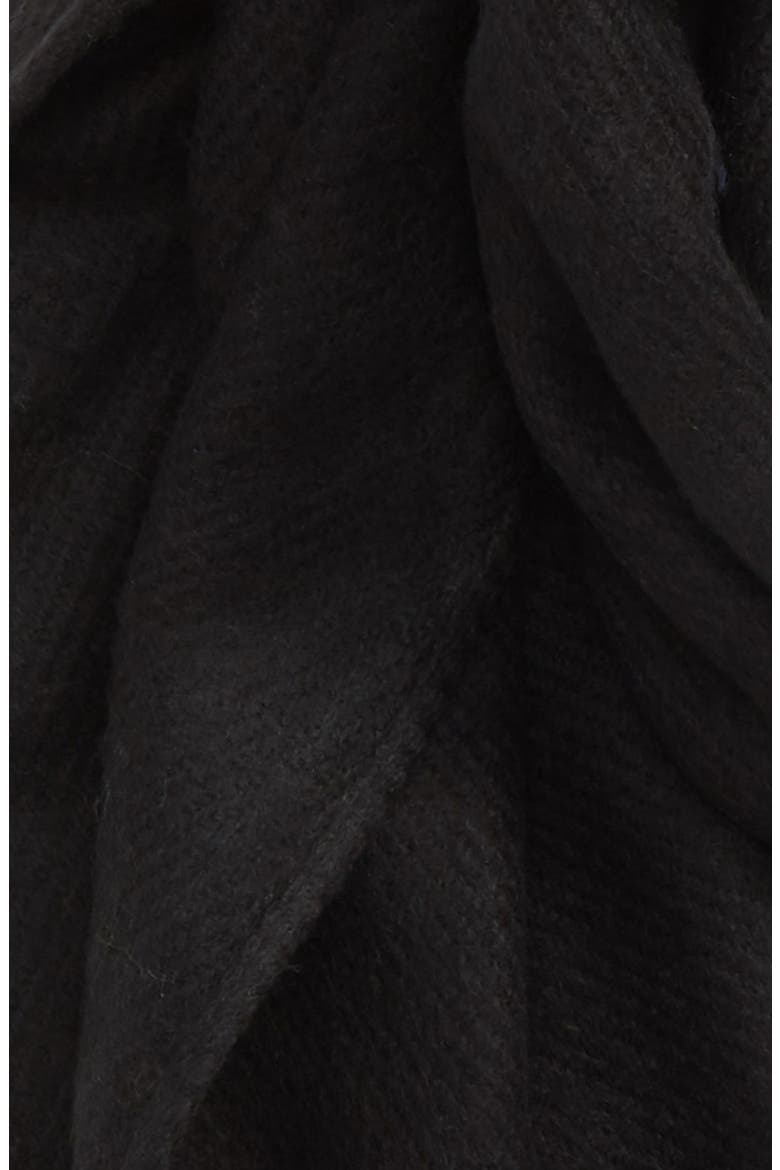 Supersoft Fringe Scarf, Alternate, color, BLACK