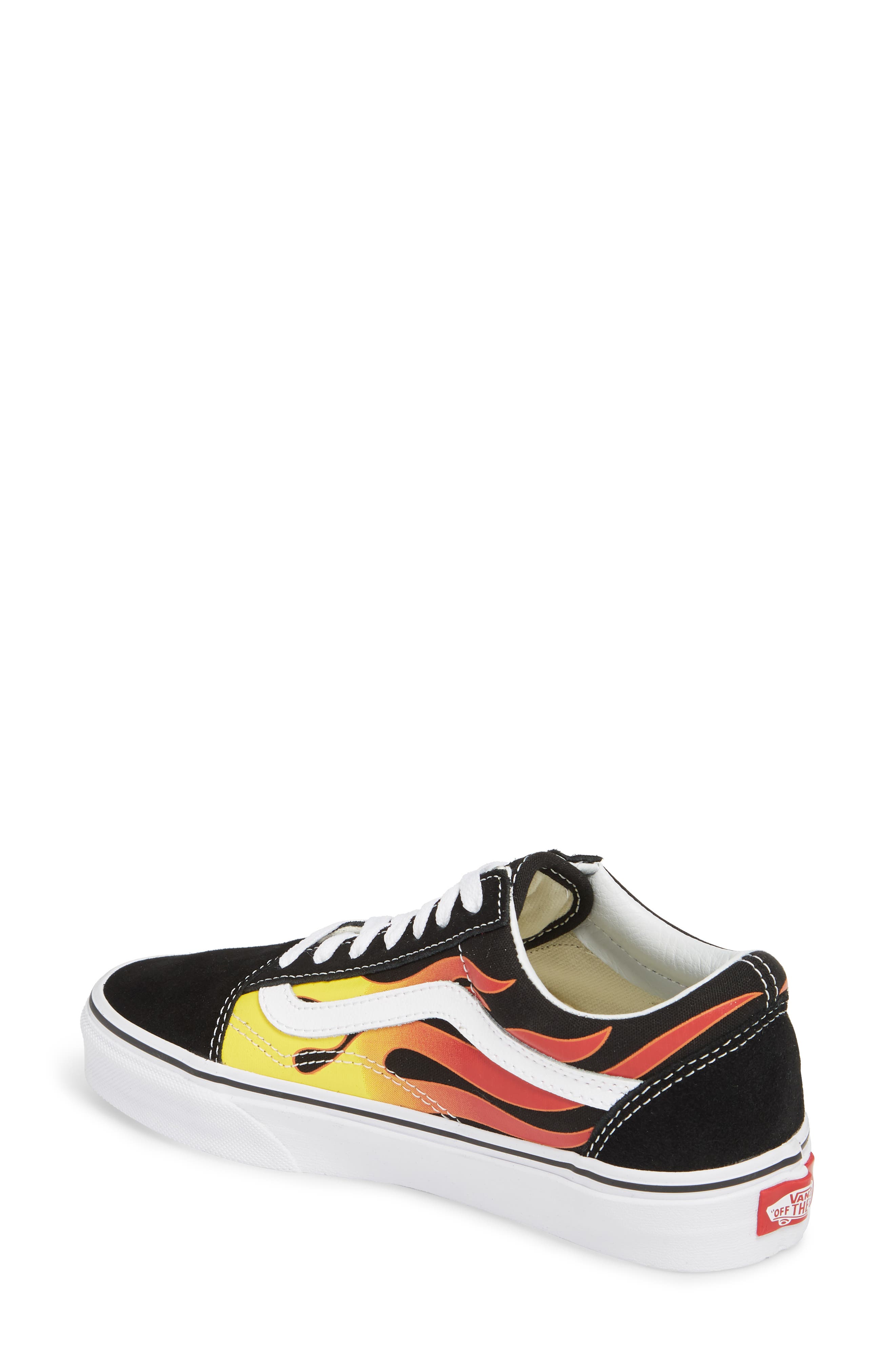 Old Skool Sneaker, Alternate, color, BLACK/ BLACK/ TRUE WHITE