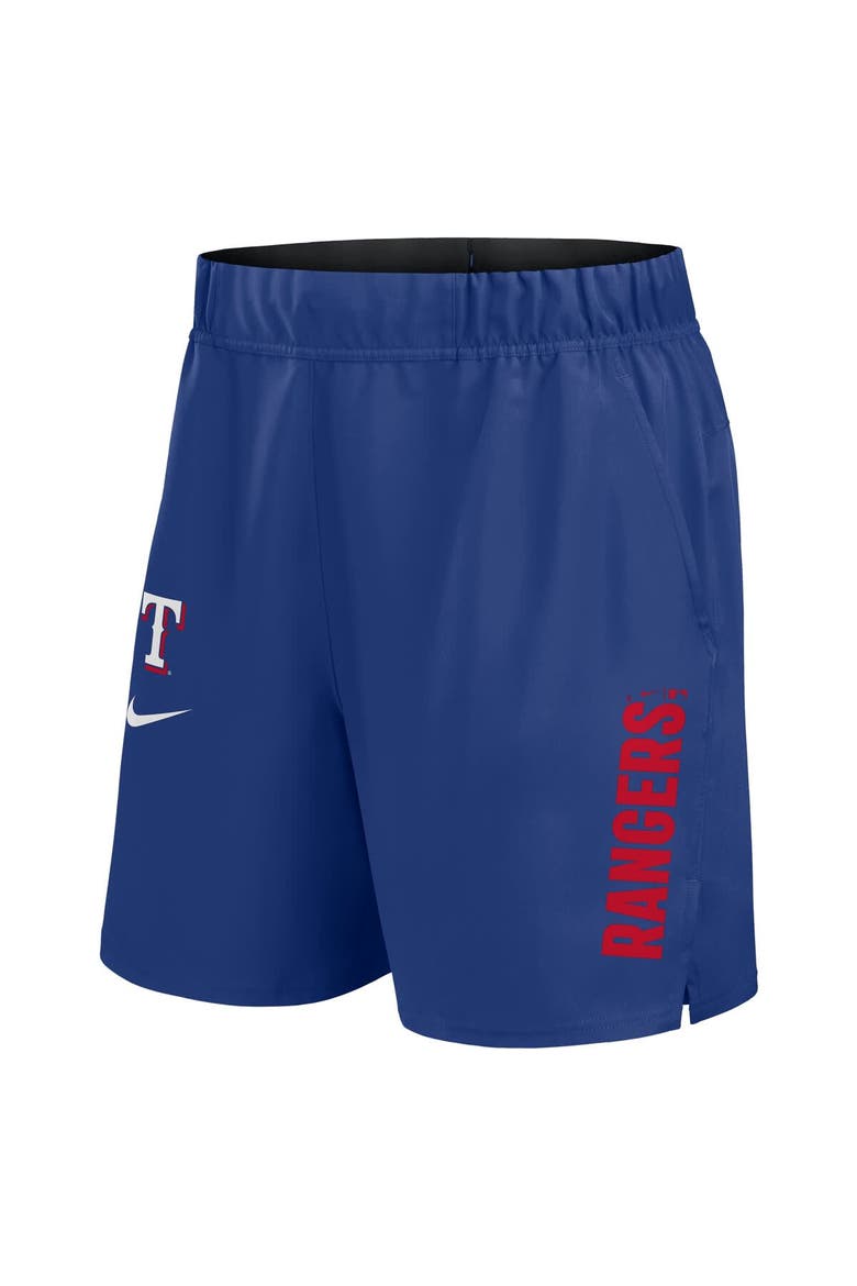 Men's Nike Royal Texas Rangers Woven Victory Performance Shorts, Alternate, color, Royal