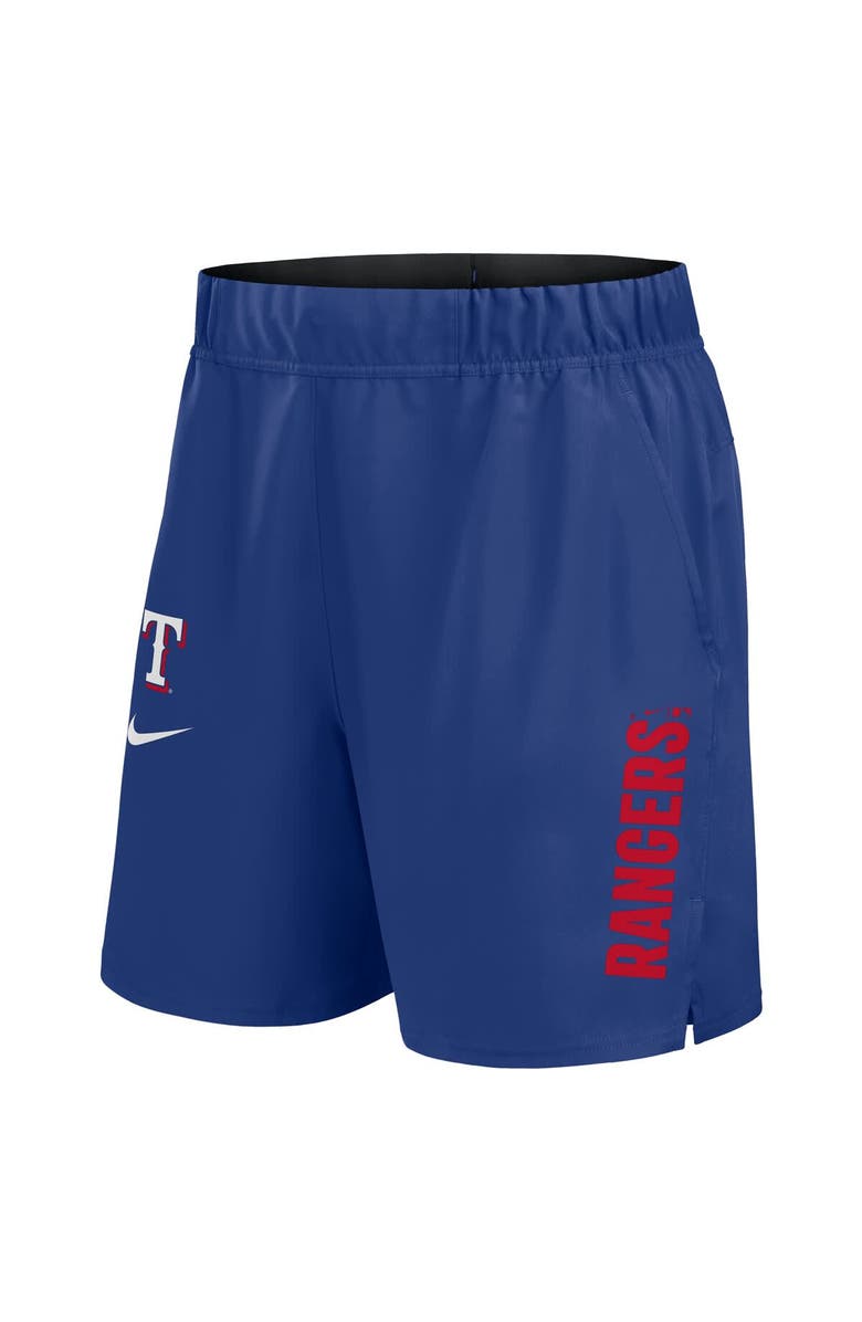 Nike Men's Nike Royal Texas Rangers Woven Victory Performance Shorts, Alternate, color, Royal