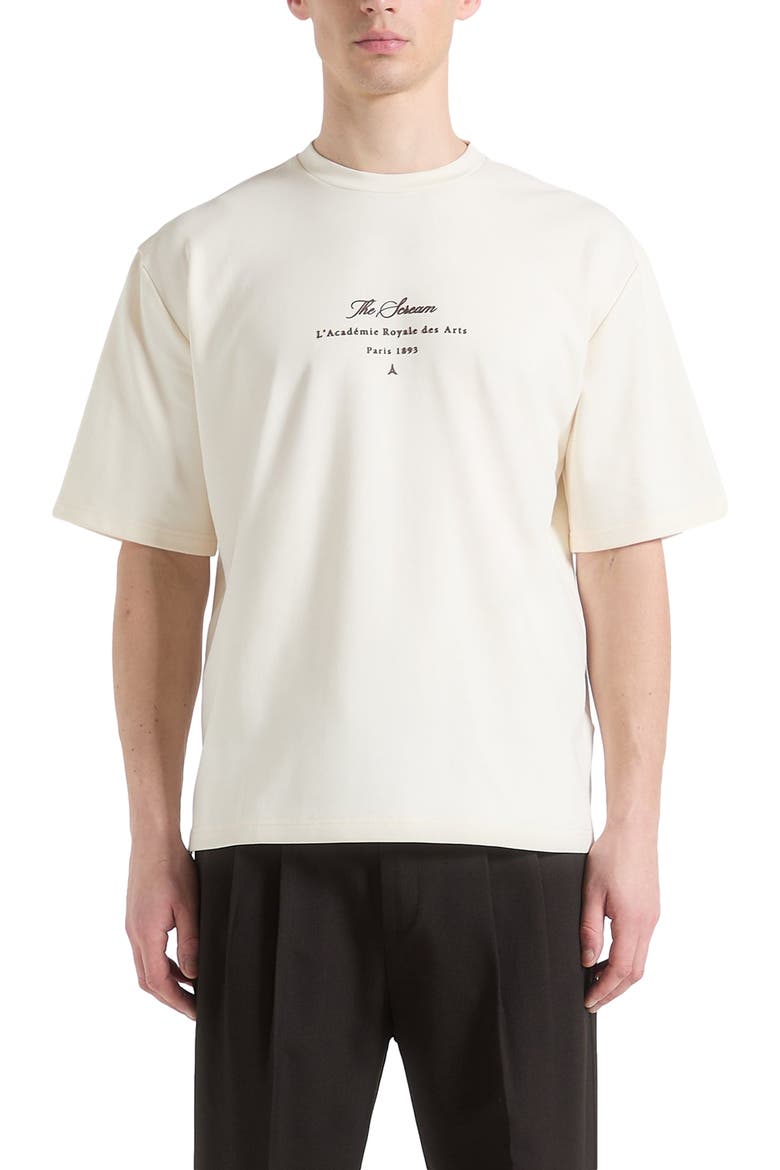 The Scream Cotton T-Shirt, Alternate, color, Cream