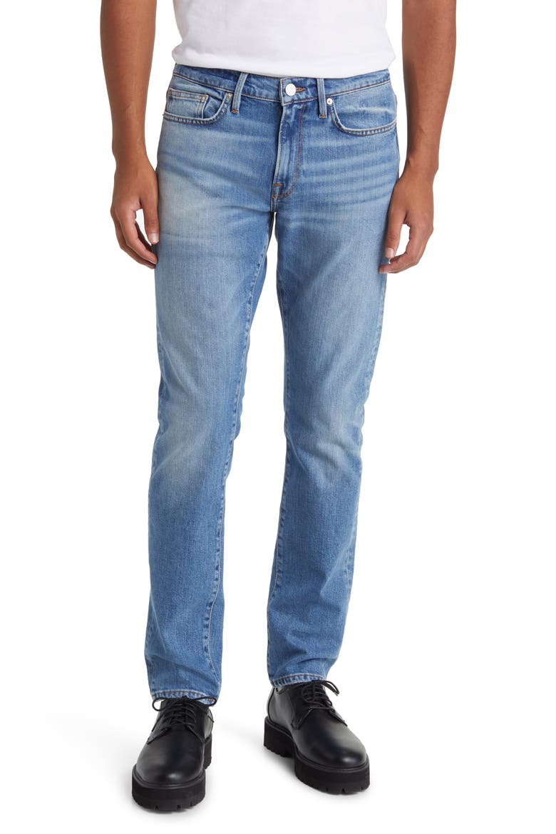 L'Homme Slim Fit Jeans, Main, color, SUN VALLEY
