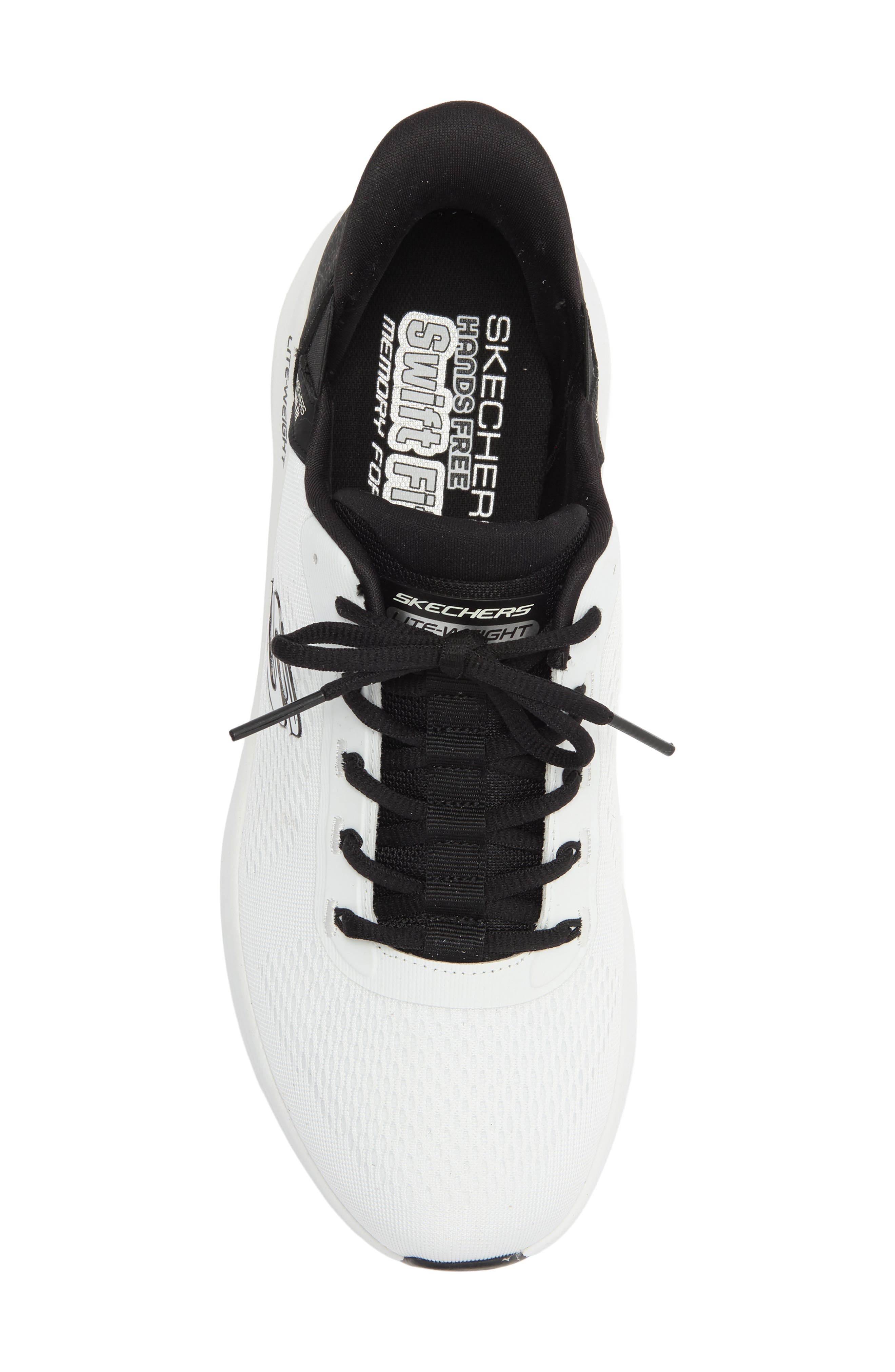 Swift-Fit Cayenne Sneaker, Alternate, color, WHITE/ BLACK