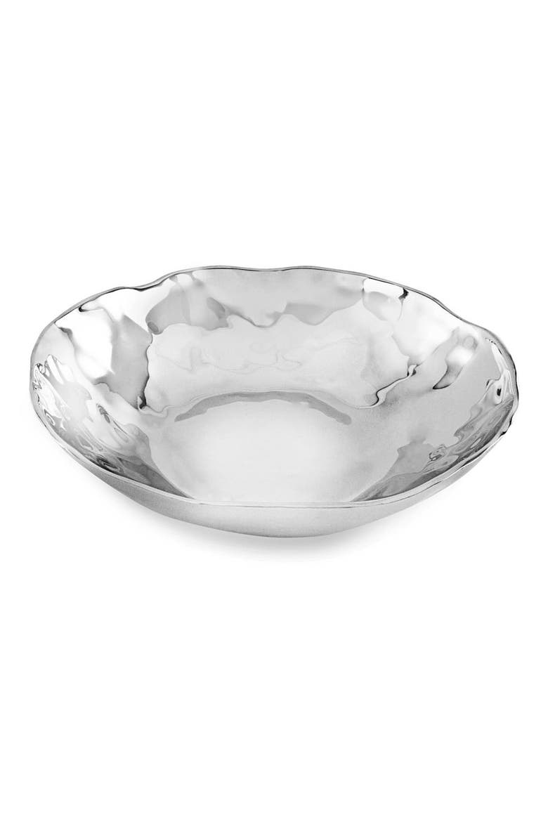 SOHO Organic Serving Bowl, Main, color, SILVER