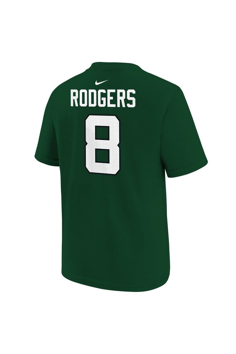 Youth Nike Aaron Rodgers Green New York Jets Player Name & Number T-Shirt, Alternate, color, Green