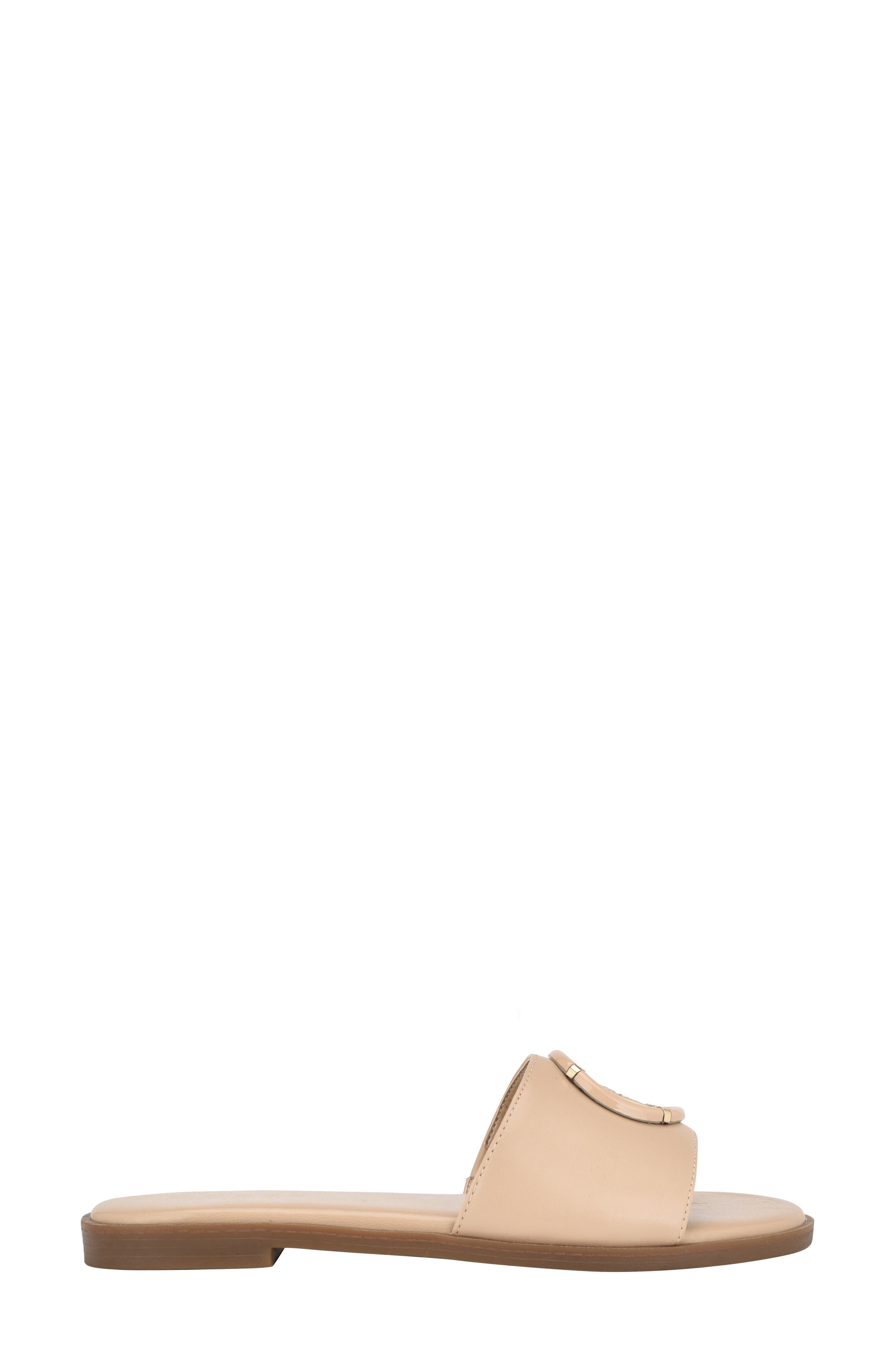 Magnify Slide Sandal, Alternate, color, LIGHT NATURAL