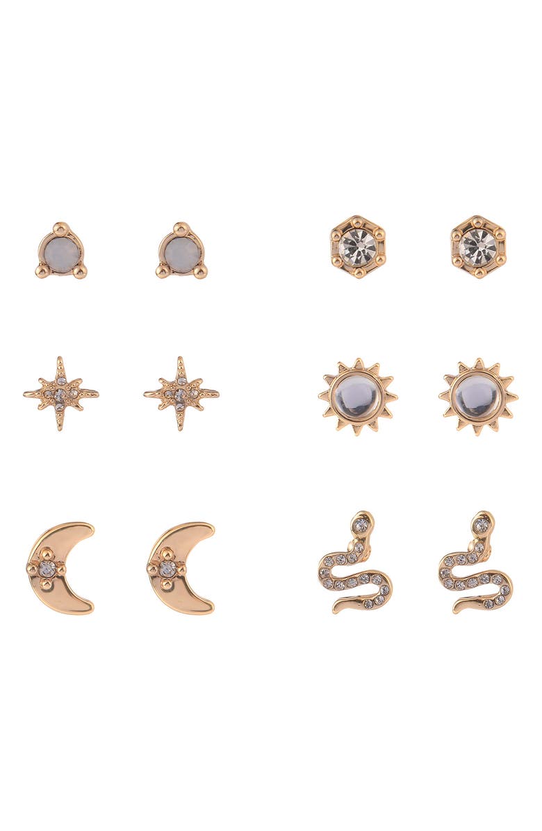 RACHEL Rachel Roy Set of 6 Stud Earrings, Alternate, color, 