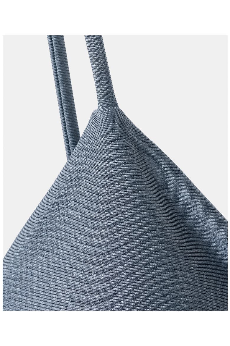 Triangle Bikini Top, Alternate, color, BLUE