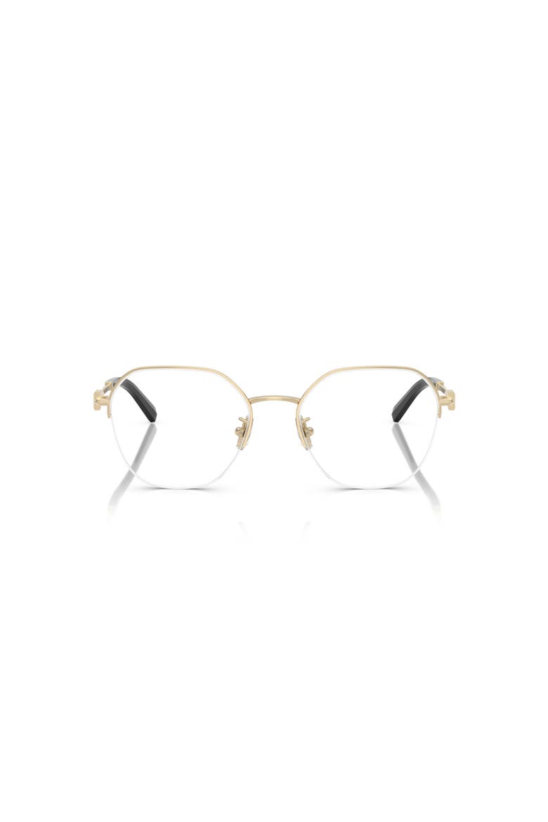 53mm Round optical glasses, Alternate, color, Gold