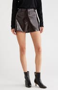ASTR the Label Wynn High Waist Faux Leather Shorts