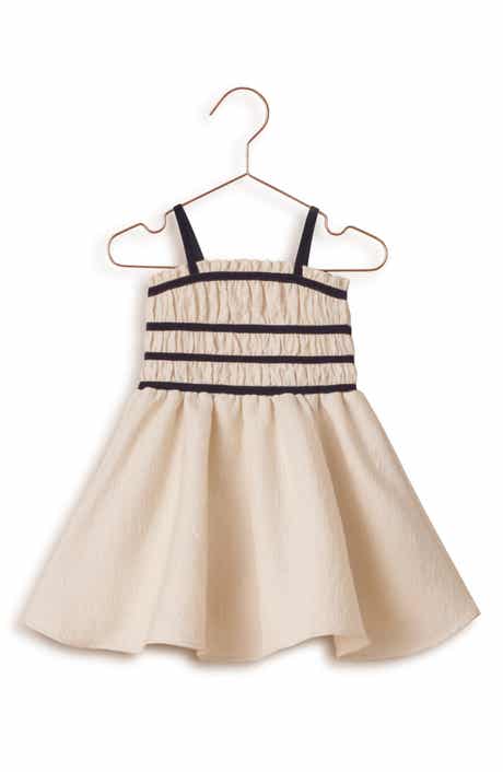Kids' Annabelle Metallic Smocked Dress