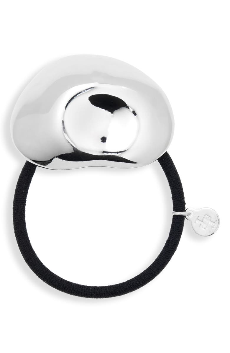 LELET NY Zoe Ponytail Cuff, Main, color, Rhodium