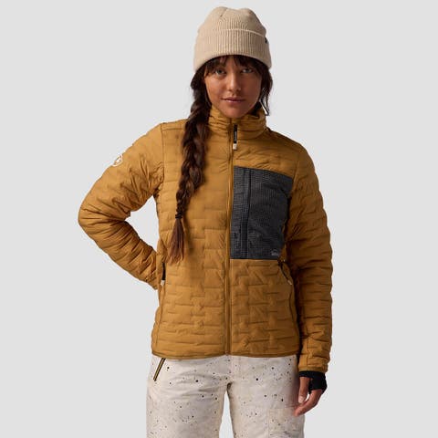 Women's Bga Peale Primaloft Stitchless Baffle Stretch Jacket