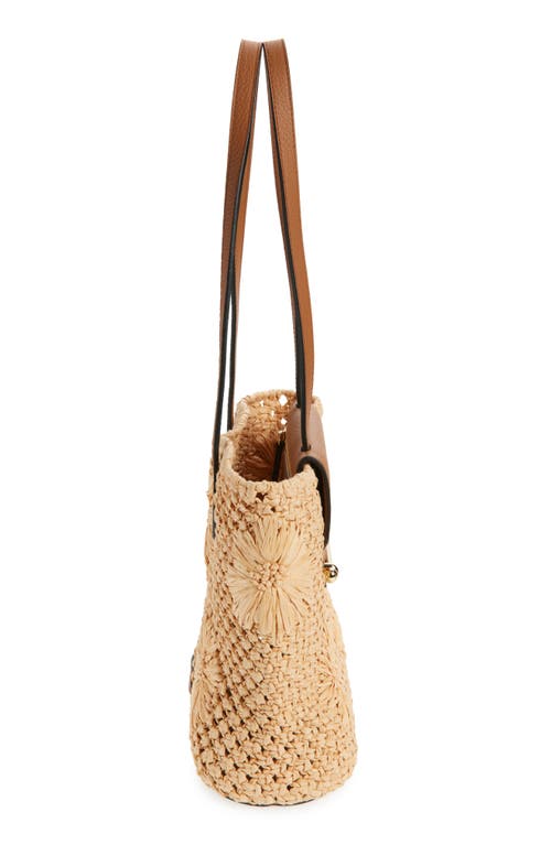 Strathberry The Small Basket Woven Raffia Tote