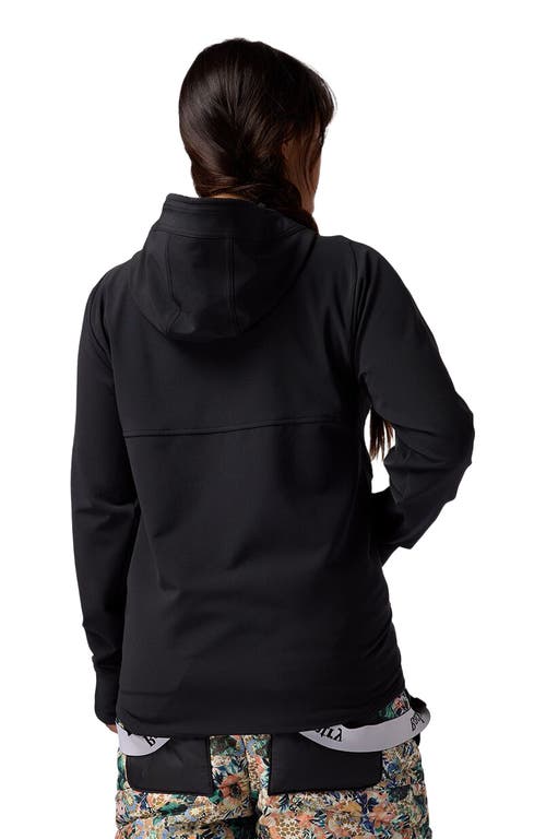 Backcountry Destination Softshell Fleece Hoodie In Black