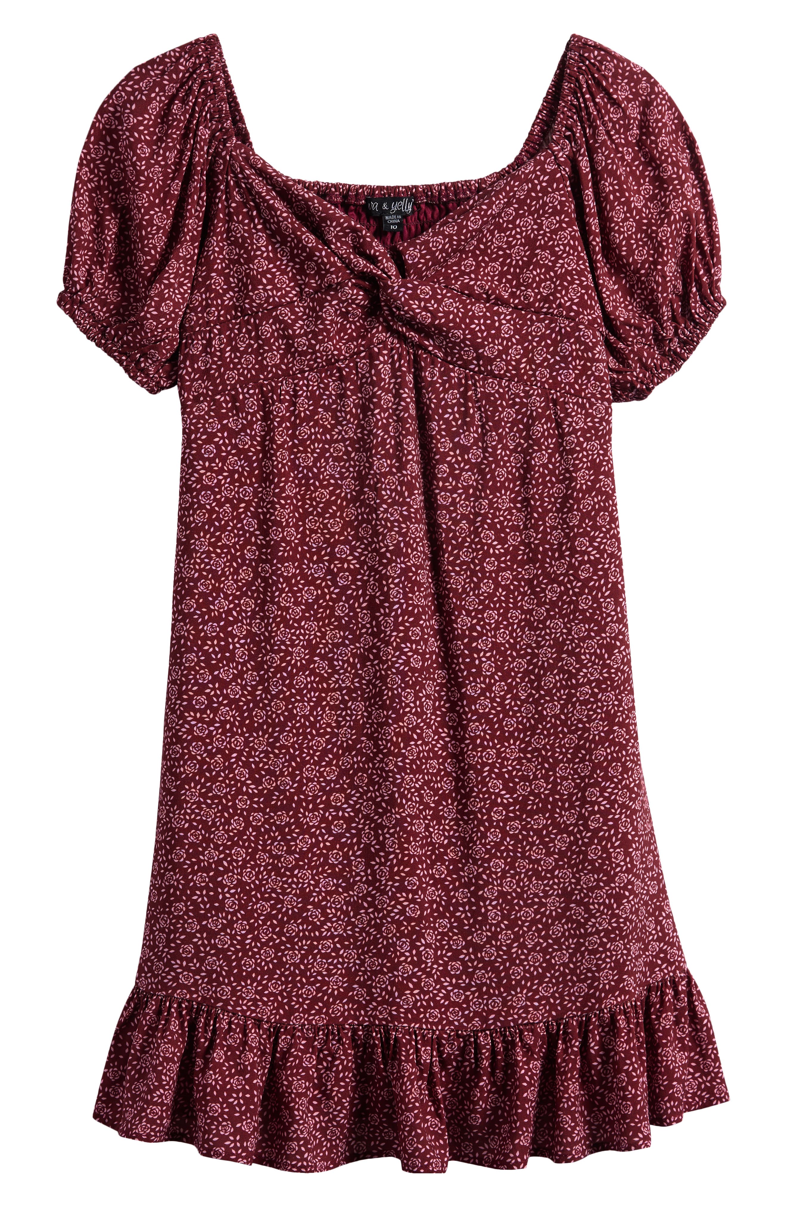 selected BURGUNDY