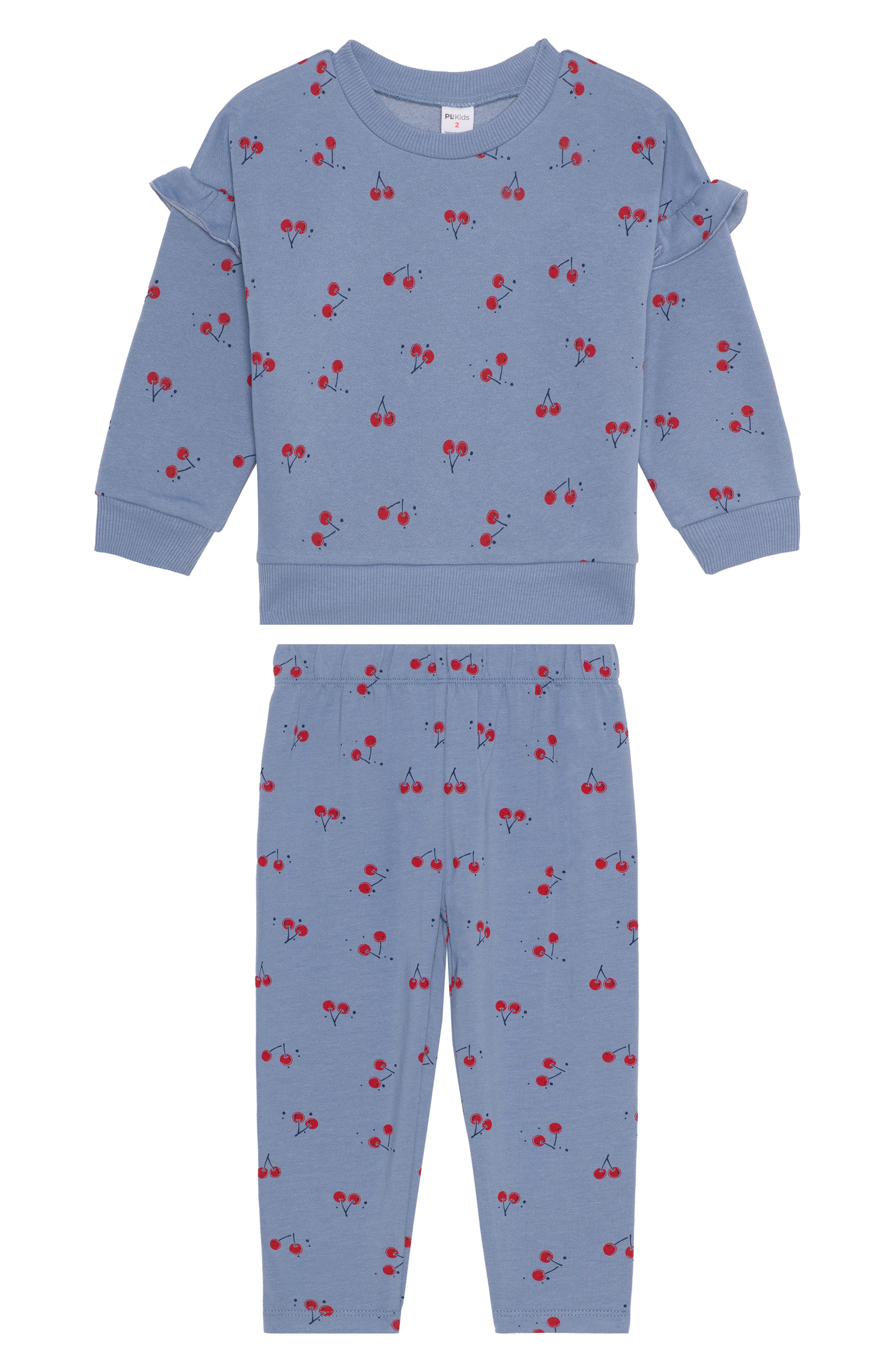 Petit Lem Kids' Print Sweatshirt & Sweatpants Set