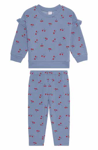 Petit Lem Kids' Print Sweatshirt & Sweatpants Set