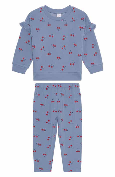 Petit Lem Kids' Print Sweatshirt & Sweatpants Set