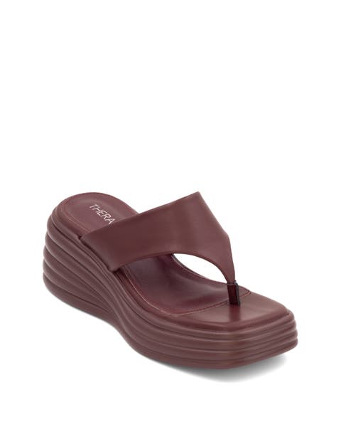 FRAME square toe Wedge Sandal