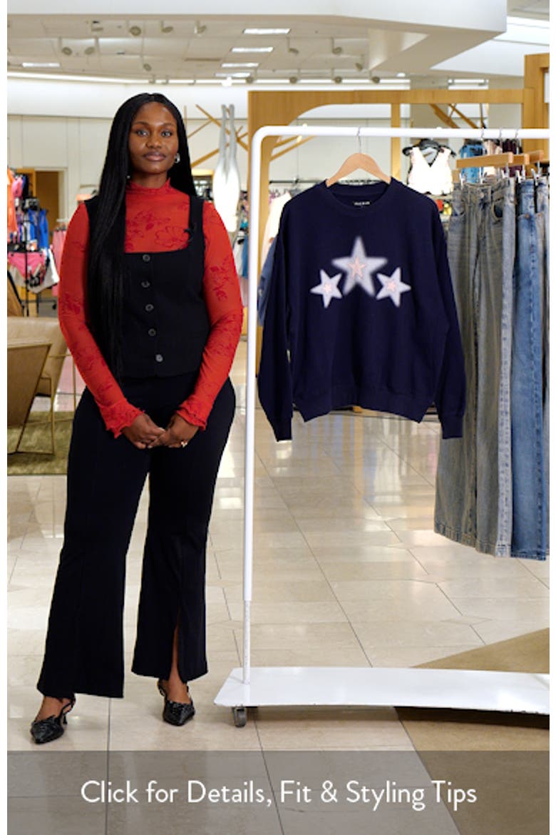 3 Stars Cotton Blend Sweatshirt video