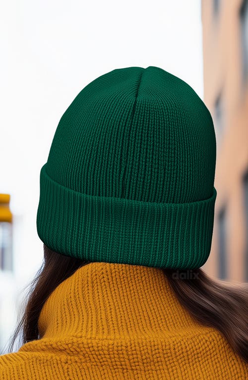 Dalix Espresso Martini Beanie Cap In Green