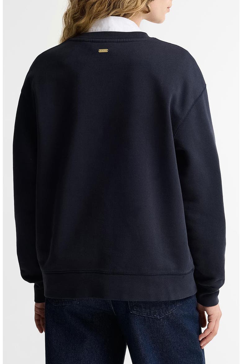 Hartland Graphic Sweatshirt, Alternate, color, DARK NAVY